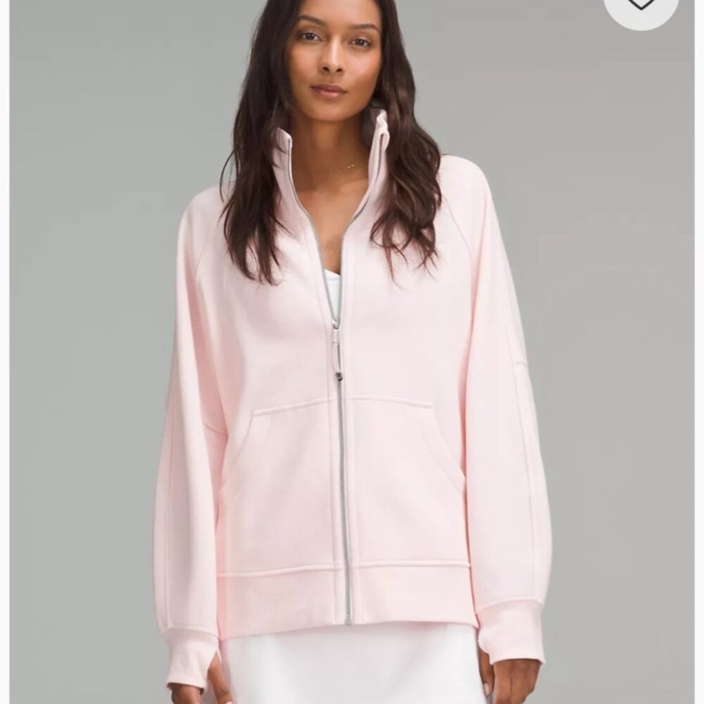 Lululemon Scuba Oversized Full-Zip Strawberry Milkshake